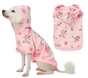 Blueberry Pet Dog Hoodie Pullover 8" - Christmas Sweater, Dog Pajamas, Award-Winning Dog Clothes, Baby Pink Sweatshirt for Small Dogs - Soft & Cozy Dog Sweater Vest, Dog Accessories